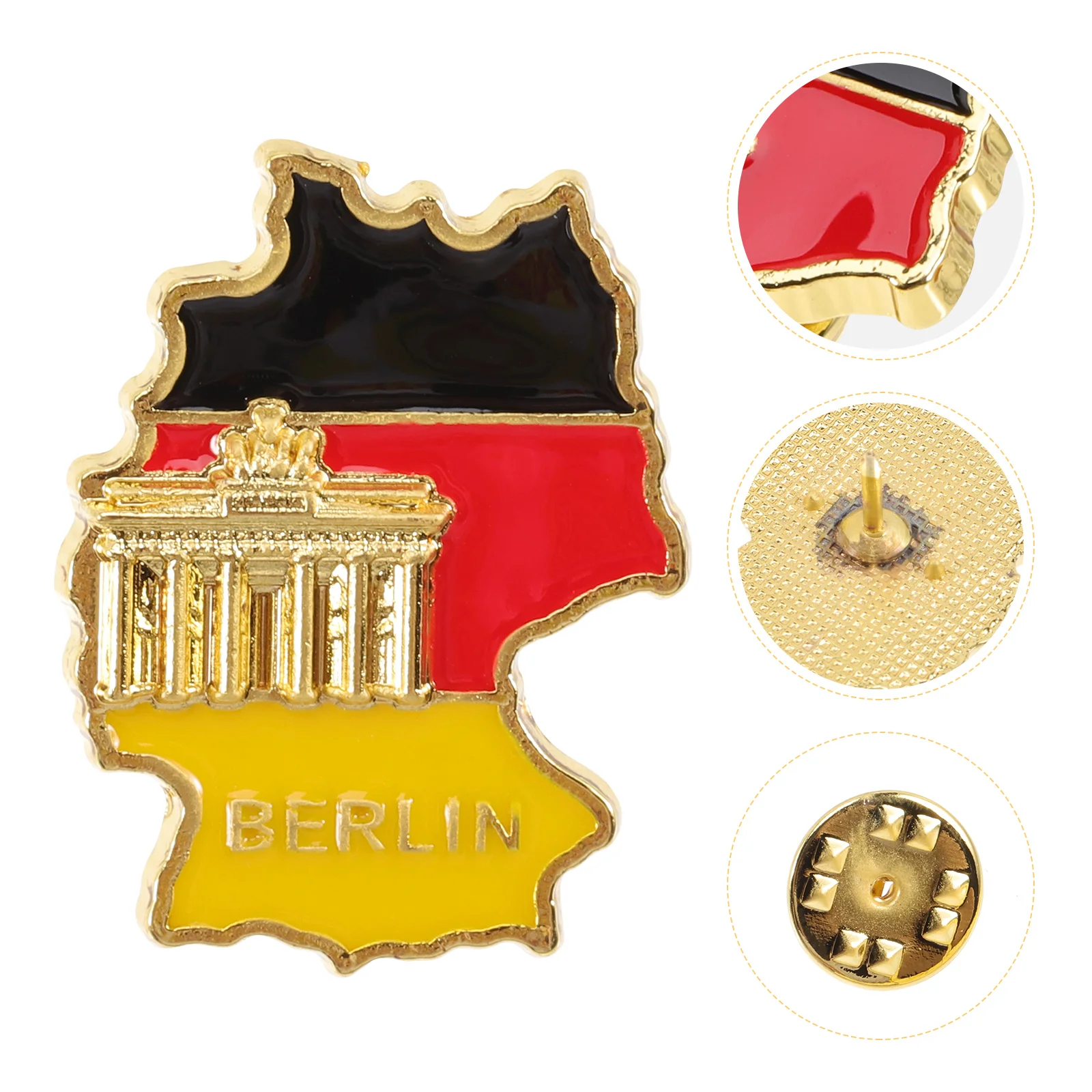 

Germany Flag Brooch Pin Patriotic Flag Pin Collar Lapel Pin Patriotic Accessory
