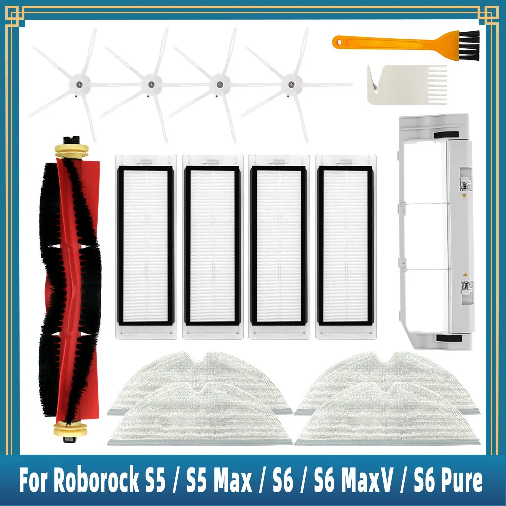For Roborock S5 / S5 Max / S6 / S6 MaxV / S6 Pure Robot Spare Parts