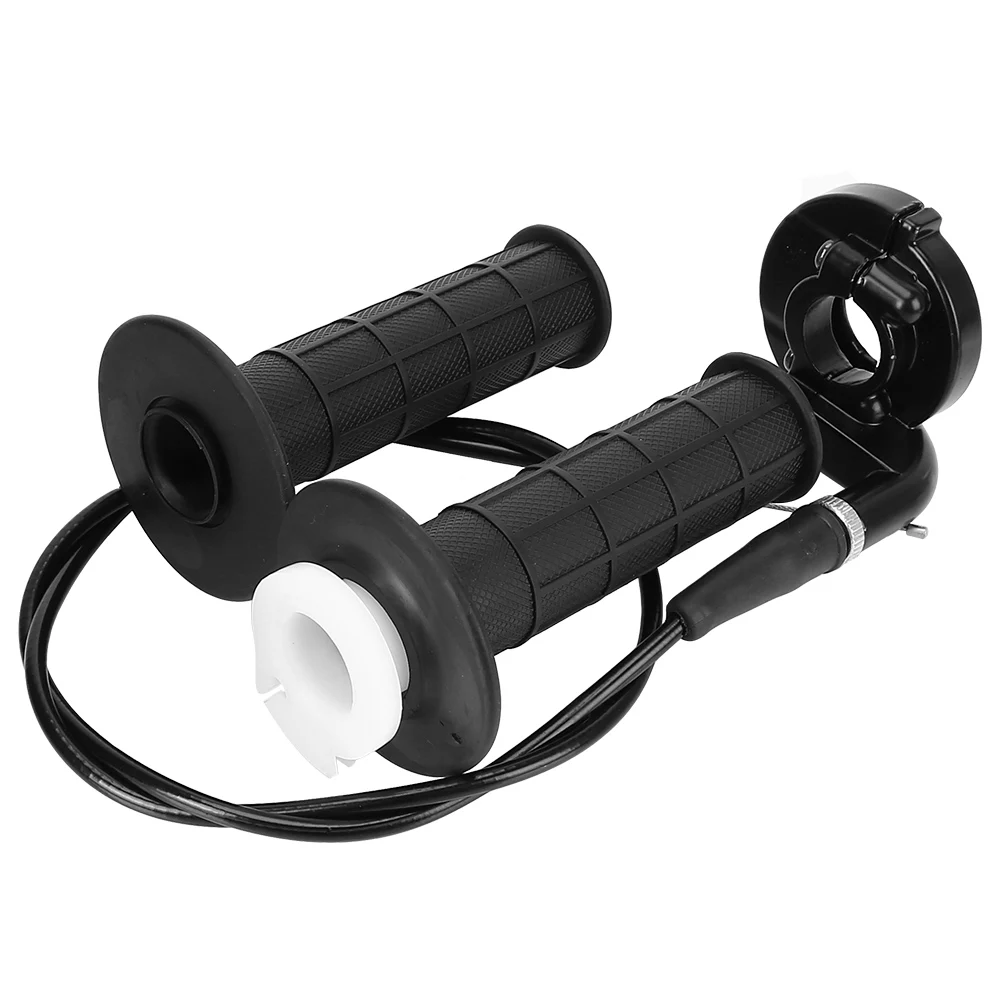 1Pair Universal Motorbike Accessories Handle Bar Handle Grips and Cable Set 7/8" 22mm Motorcycle Grip Throttle Accelerator
