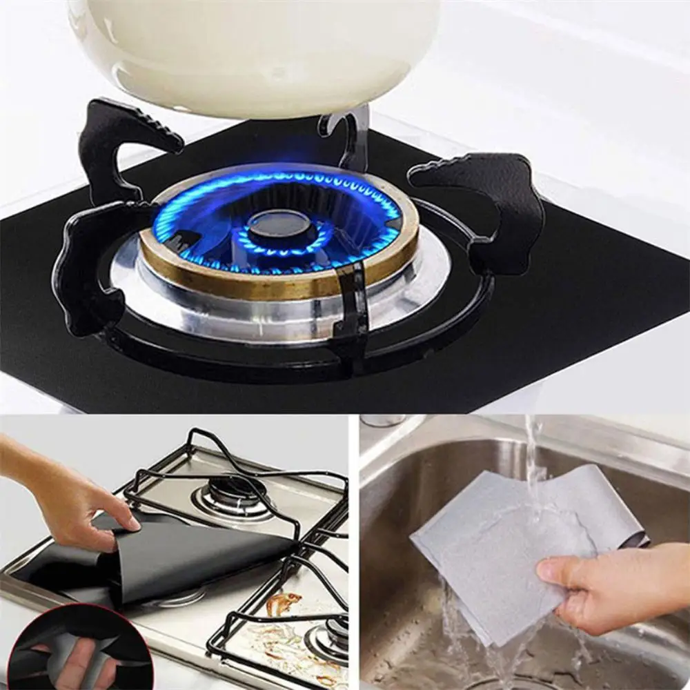 (Summer Sale-50% Off) Reusable Easy-wipe Stove Protector(4 Pcs)