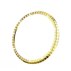 Elegant Metal Bezel Cover for Smartwatch Bumper Decoration (Gold)