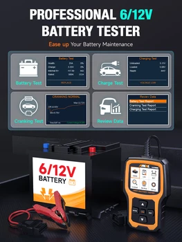 ANCEL AD410 PRO Code Reader Battery Test Check Engine With Full OBD2 Function Car Diagnostic