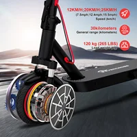 EVERCROSS TECH EV85F Trottinette Électrique Adulte, Pliable 8,5", Moteur 350W, Batterie 7,8AH, Frein Double, Double Amortisseurs 4