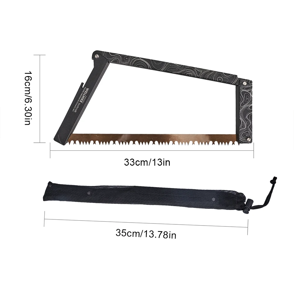 Folding Saw with Storage Bag Multifunctional Handsaw Camping Foldable Hand Saw Outdoor Hiking Survival Tools