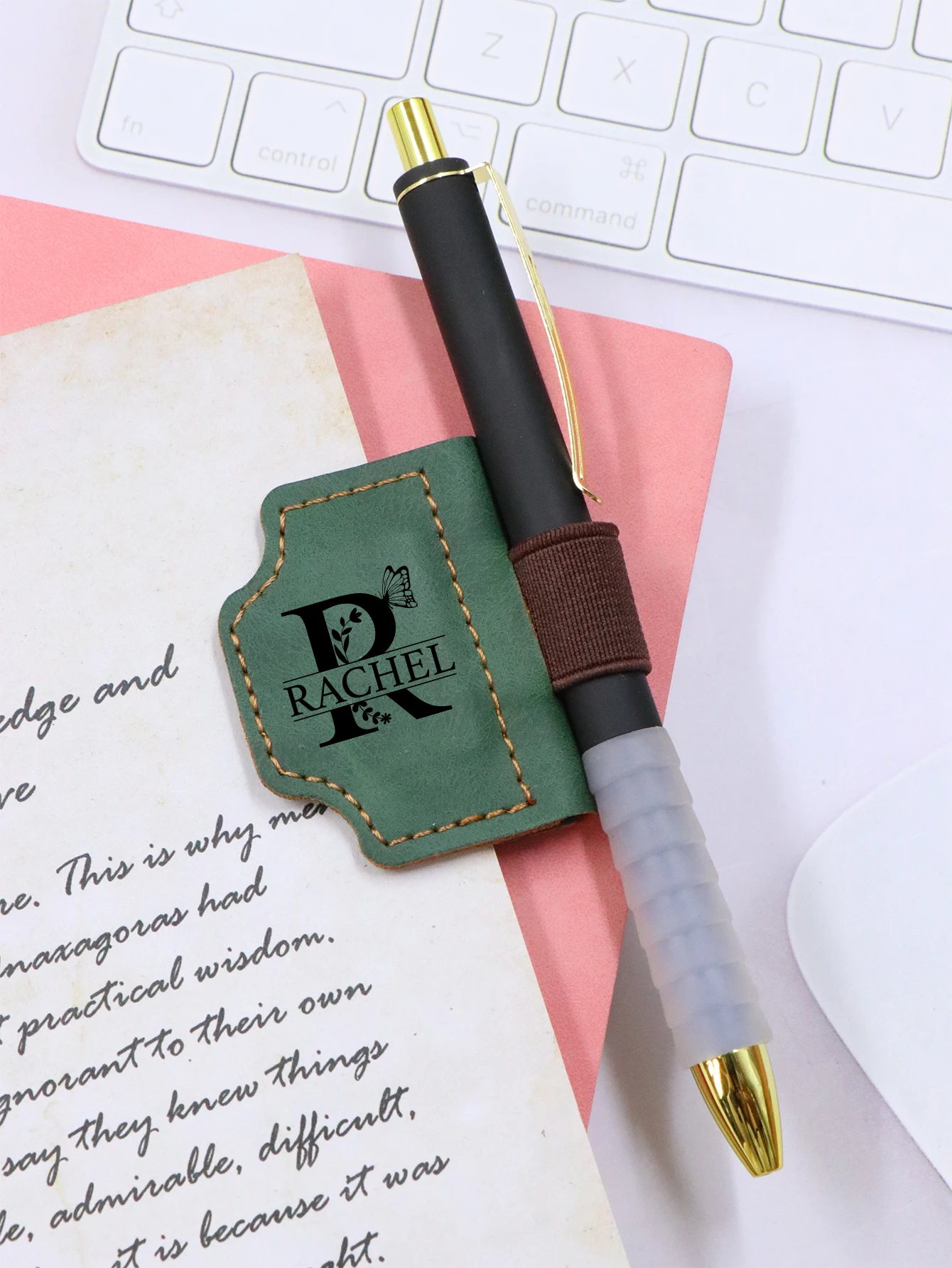 Personalized Bookmark - With Pen Holder, Custom Magnetic Bookmarks, Gifts thumbnail 7
