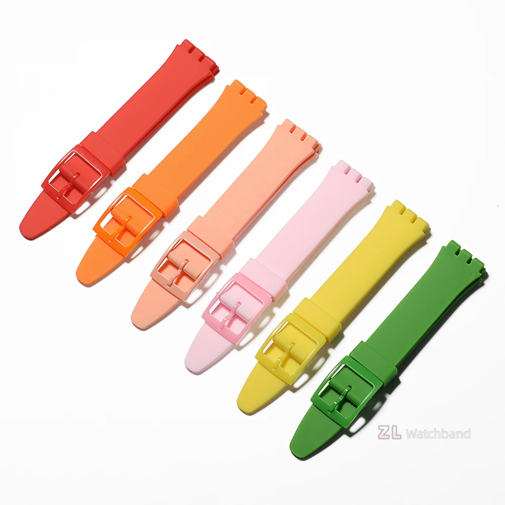 Vibrant Silicone Sports Watch Band Replacement - Rubber Strap