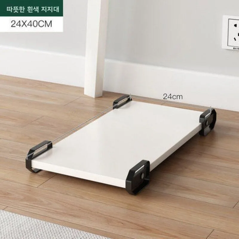 롤러 베이스 스탠드가 있는 데스크탑 컴퓨터 본체 프레임, 트레이 패드가 있는 슬라이드 휠 모바일, 컴퓨터 케이스 지지대