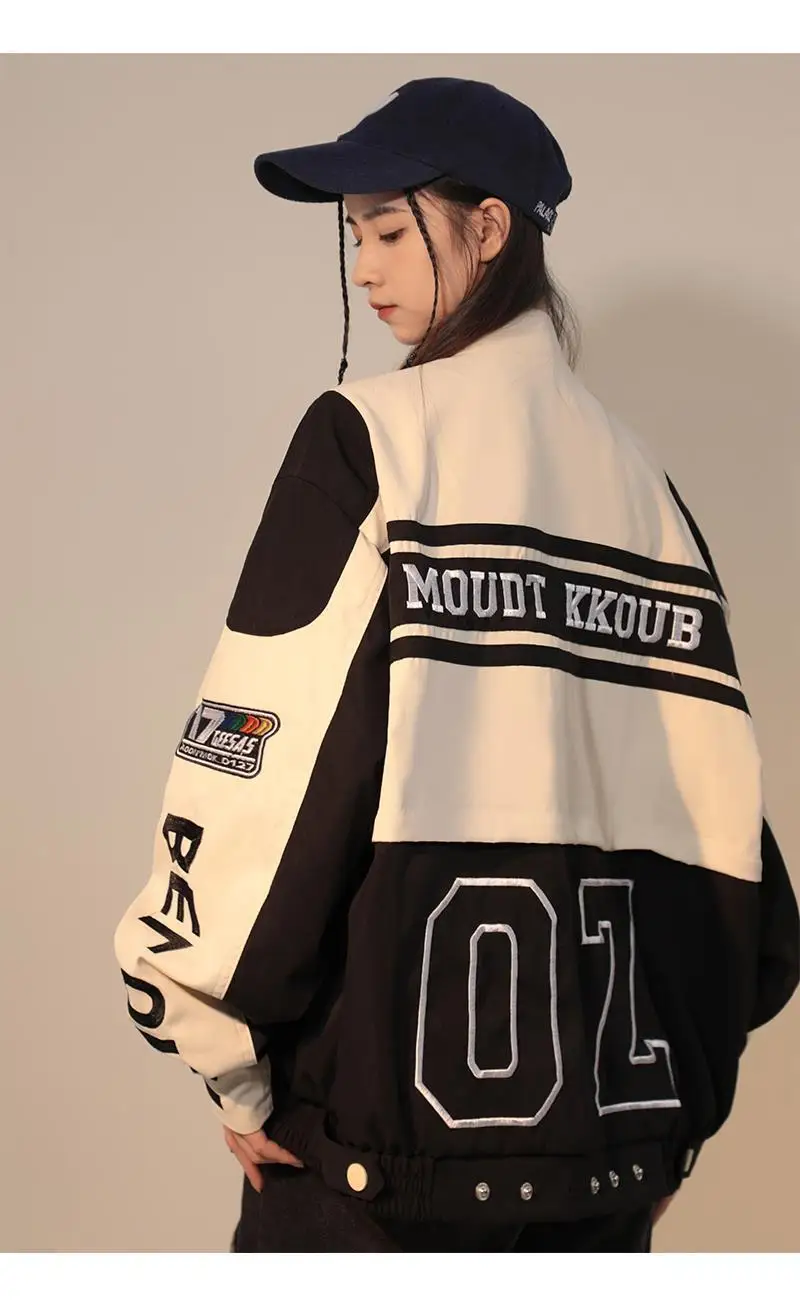 Zipper Vintage Bomber Jacket Coat | Bomber Jacket Vintage