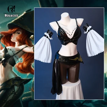 ROLECOS LOL Miss Fortune Cosplay Costume Game LOL The Bounty Hunter Miss Fortune Outfit Halloween Women Suit Champion Skin 1