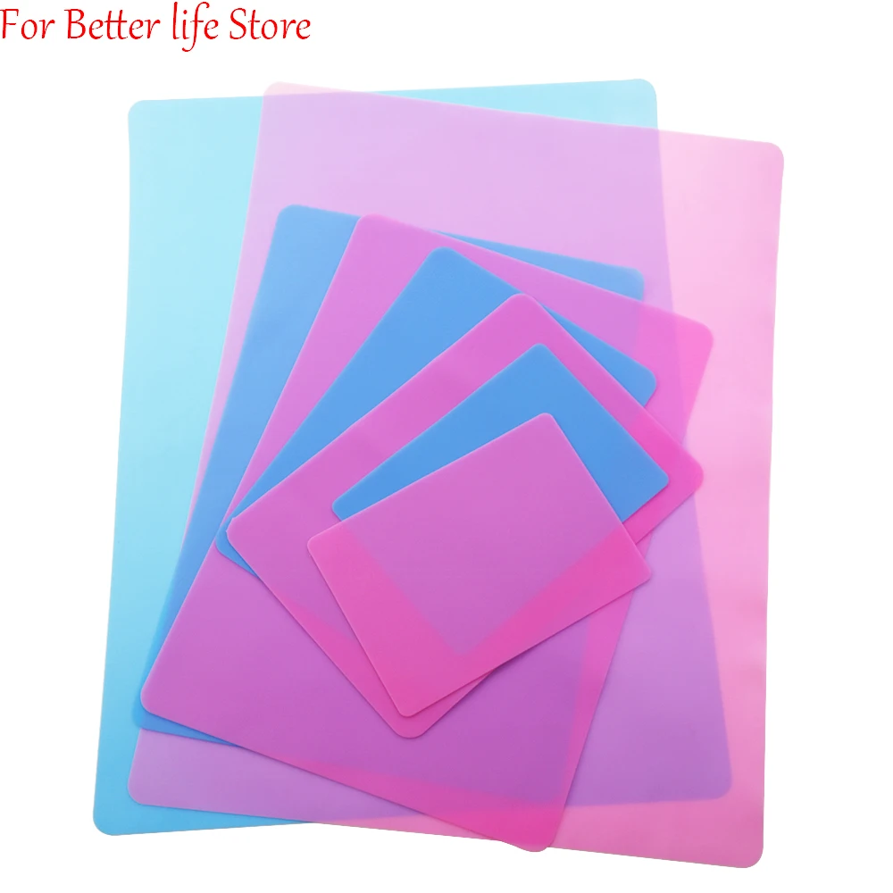 

1 PCS Crystal Drip Gasket DIY Handmade Jewelry Making Anti Dirt Tabletop Pad Pressed Thin Leather Anti Stick Silicone Pad