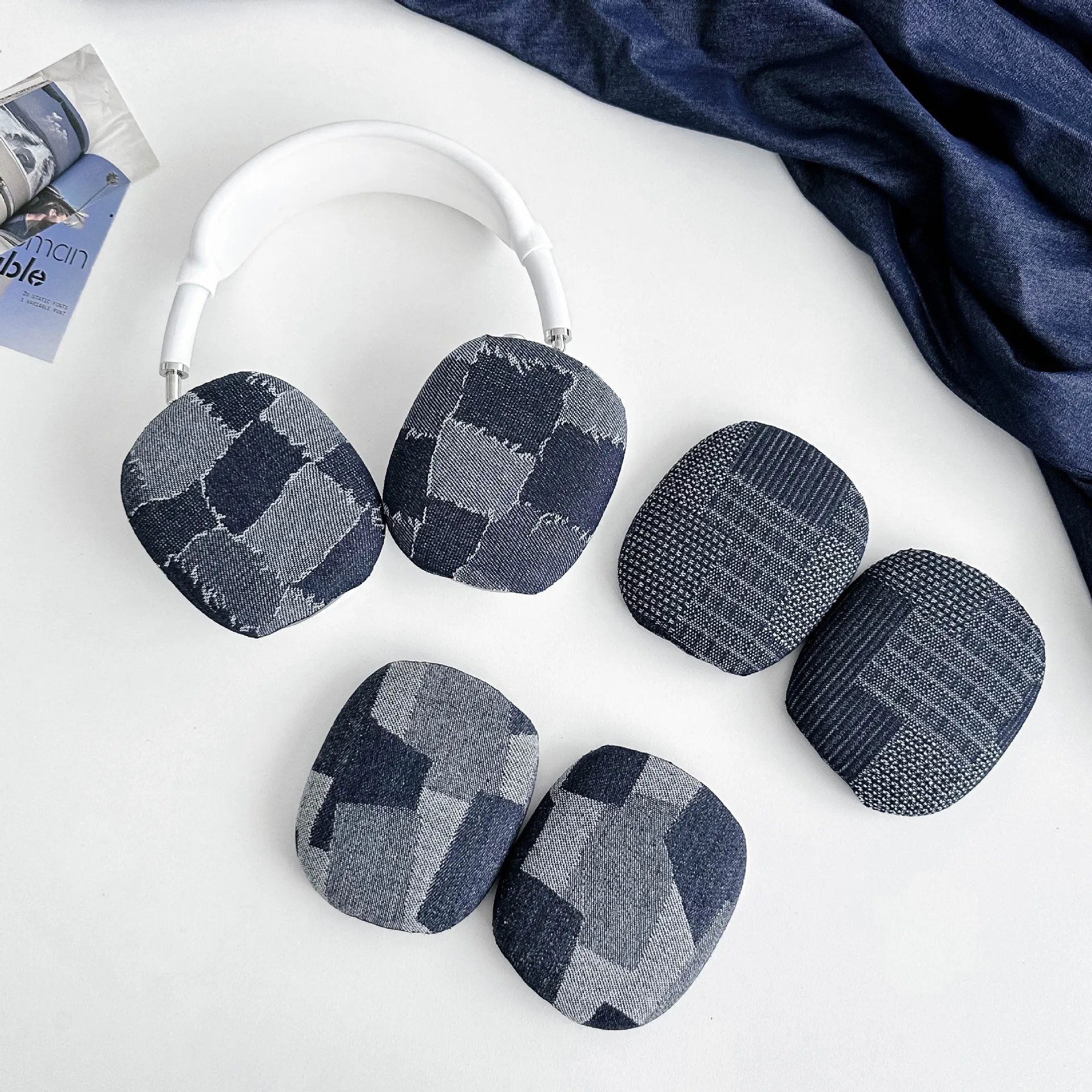 Vintage Cowboy-Kopfhörerhülle für AirPods Max Gen, stoßfeste Bluetooth-Kopfhörerabdeckung aus Legierung