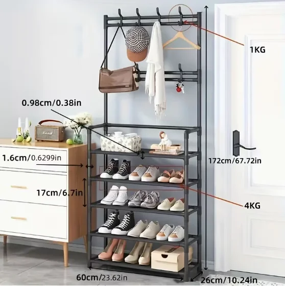 organisierter Eingangsbereich