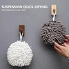 Quick Dry Soft Absorbent Microfiber Towels Hand Towels Kitchen Bathroom Hand Towel Ball with Hanging Loops Cleaning Cloth 1