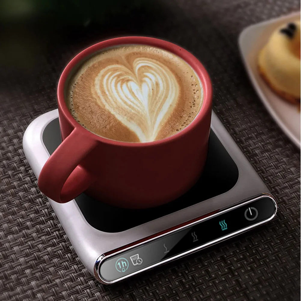 Cup Heater Mug Warmer 100°C Hot Tea Makers 5 Gear Warmer Coaster Portable Electric Hot Plate Mini Induction Cooker Heating Pad 5