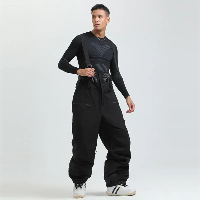 16 Color New Ski Pants Women High Quality Snowboard Windproof and Waterproof Winter Loose Classic Ski Pants for Men Gsou Snow 4