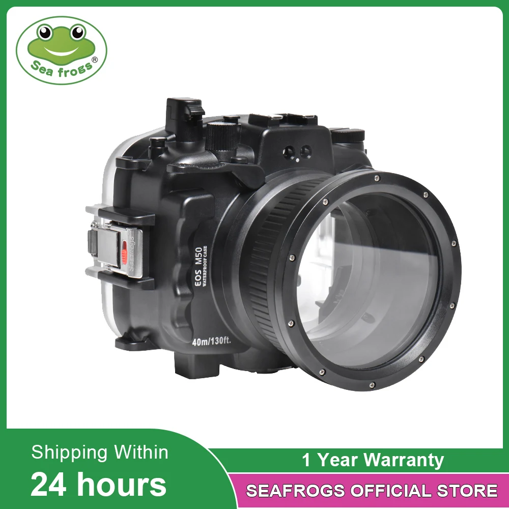 Seafrogs Waterproof Housing For Canon Eos M50 1855mm/22mm Camera