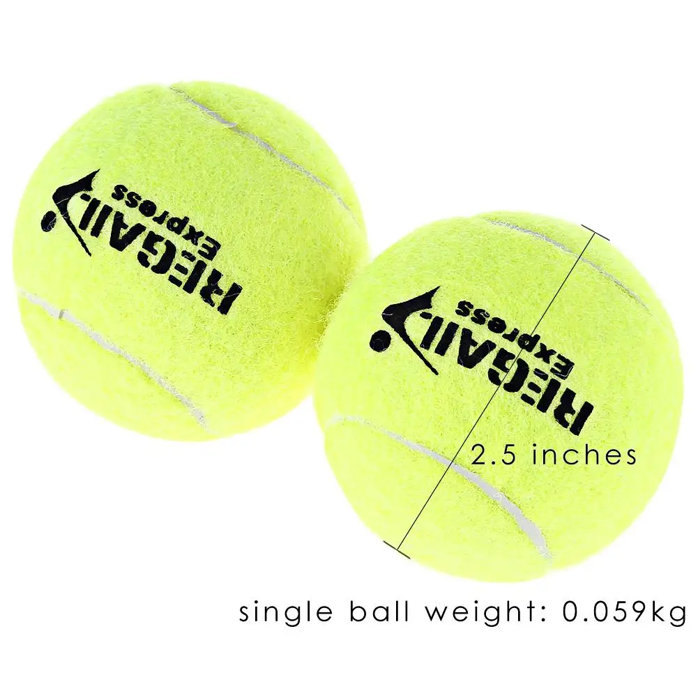 12PCS Tennis Balls Durable Pressurized Tennis Balls Training Tennis Balls High Bounce Practice Tennis Balls For Beginners