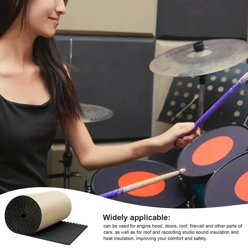 Sound Absorbing Panel Self Adhesive Acoustic Barrier For Car Studio