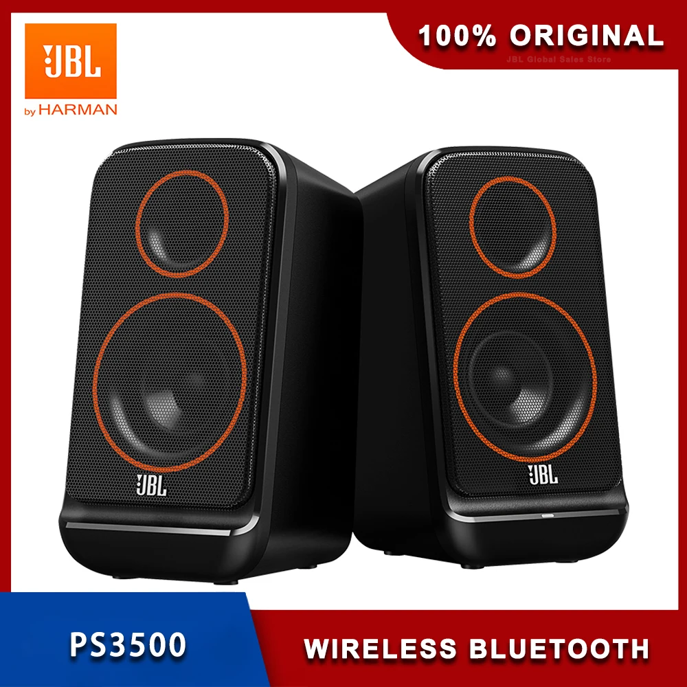 JBL PS3500 무선 스피커 블루투스 스피커, 컴퓨터 멀티미디어 오디오 2.0 데스크탑 서브 우퍼 휴대폰 블랙