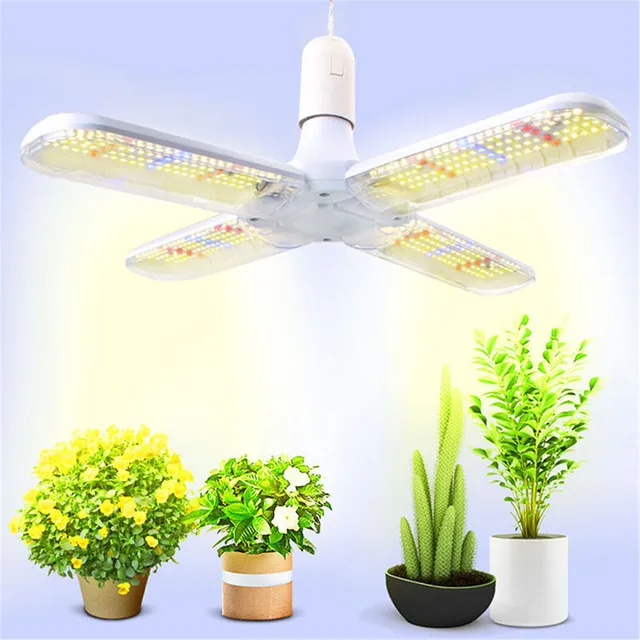 Gy 4 Leaf 40W Led Grow Világos Spektrum Napfény Hidroponikus Virággyár Timmer Medan Lights Az Üvegházhoz