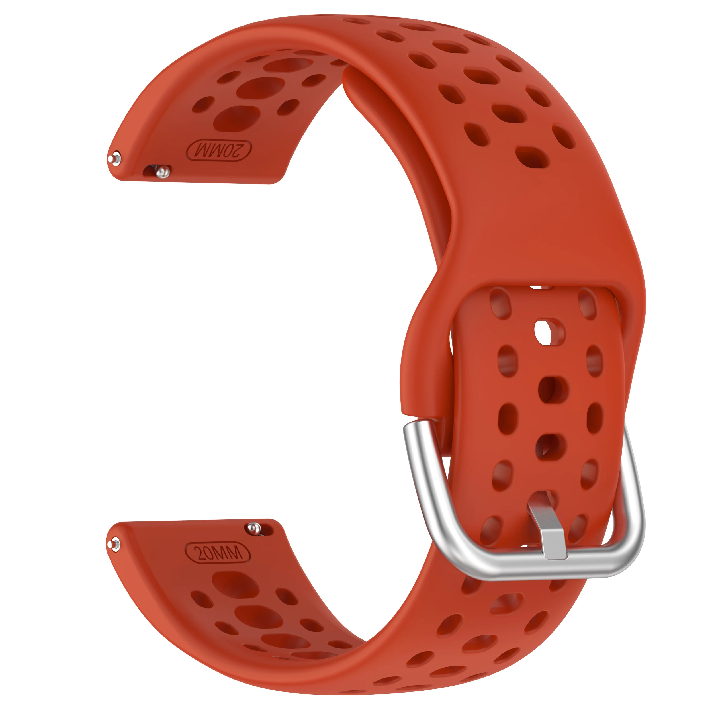 Breathable Silicone Replacement Watch Band - Square Bracelet Strap