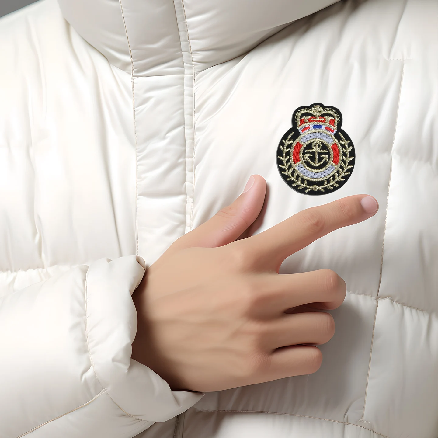 바느질 필요 없는 자수 패치, 옷, 바지, 팔 배지, 백팩, 교복 스티커, 대학 스타일 패브릭 패치