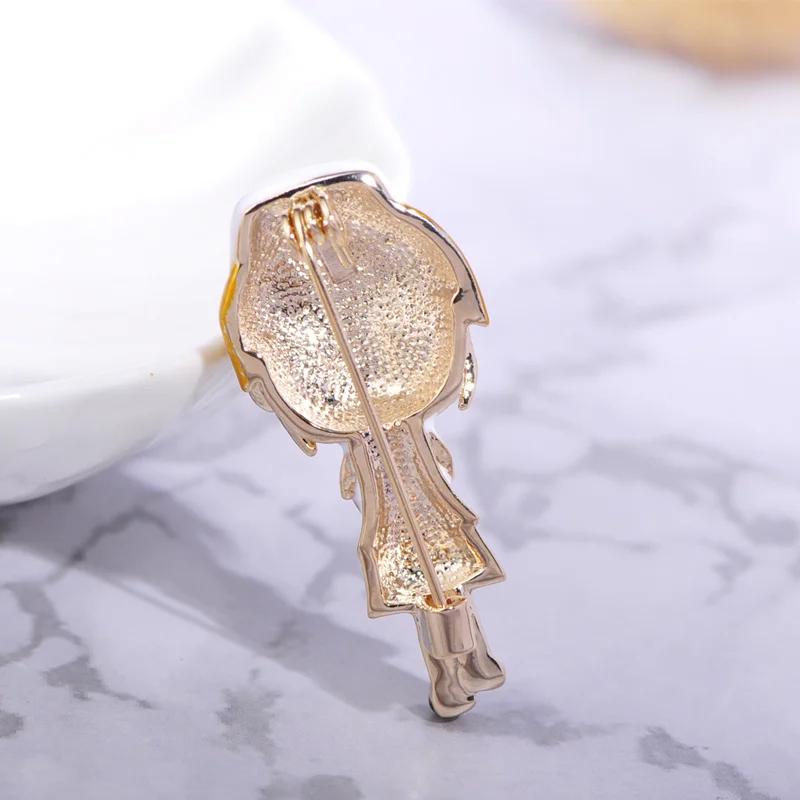 Funmor Carton Nurse Brooch Enamel Pins Alloy Jewelry Women Girls Dress Coat Shirt Decoration Corsage Daily Work Accessories Gift