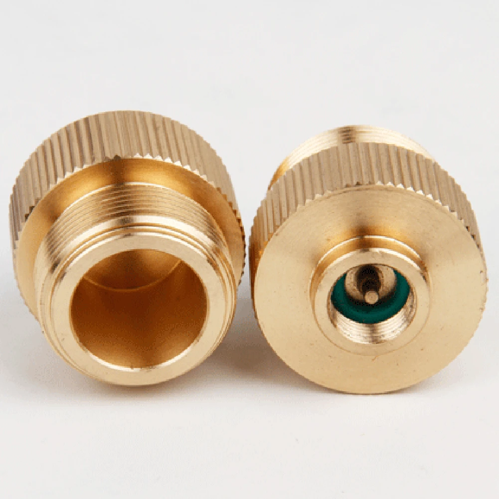 Camping Stove Gas Tank Adapter Valve 1"-20 UNF To 7/16"-28UNF For MAPP Gas