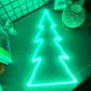 Christmas Tree LED Neon Light Sign for Christmas Shop Window Display Cafe Bar Decor USB Powered Dimmable Night Light Indoor Use 3