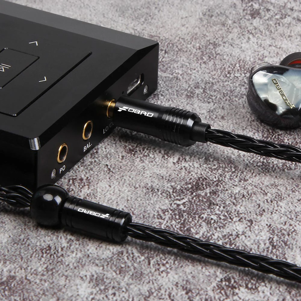 Mmcx-cabo de Ouvido Banhado a Prata Upgrade Núcleo 0.78 mm 2pin Substituir Headphone Hifi Headconjunto Fio de Áudio com 35 mm - Image 3