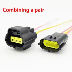 3Pin Auto Camshaft Eccentric Shaft Position Socket Sensor Plug Waterproof Female Electronic Connector Wiring Harness 174357-2