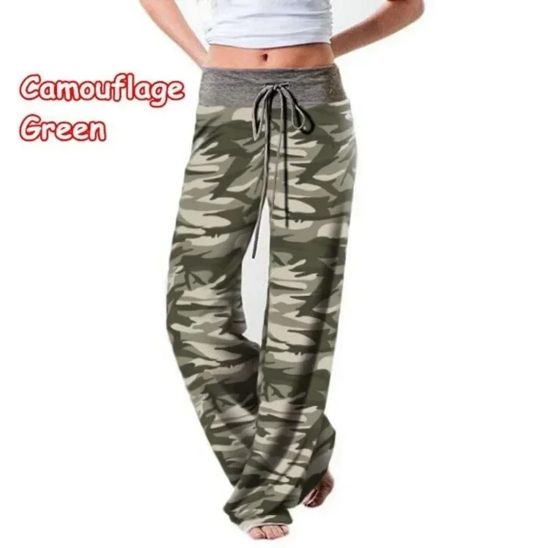 Plus Size Wide-Leg Drawstring Lounge Pants