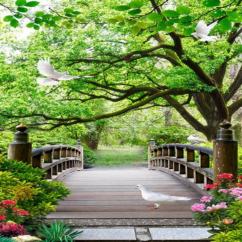 hotel cenario decoracao da parede natureza paisagem 04