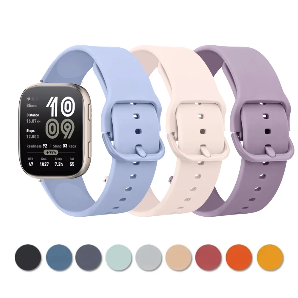 Versatile 22mm TPU Smartwatch Replacement Band Strap
