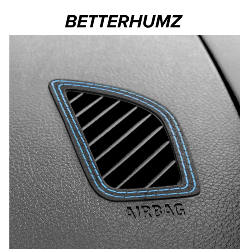 Car Interior Trim For BMW F20 F21 F22 F23 Made of Alcantara Dashboard Side Air Vent Outlet Trim Frame