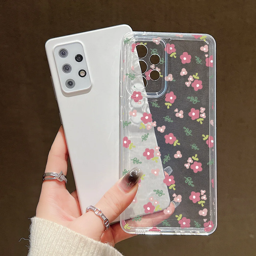 Elegant Flower Clear Protective Case