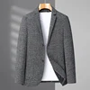 L-8XL Large Size Men's Suit Jacket Spring and Autumn Business Fashion Handsome Plus Fat Plus Loose Fat Man Fat Suit Casual Top 3