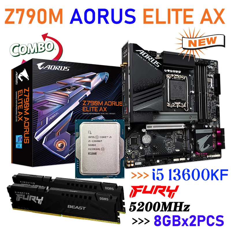 Intel Z790 Moederbord Combo I5 13600KF Lga 1700 Processor Kit Intel