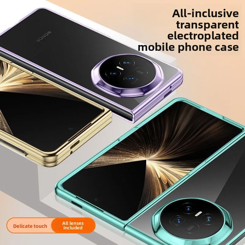 Luxury Transparent Electroplated Shockproof Case - Thin & Durable Cover