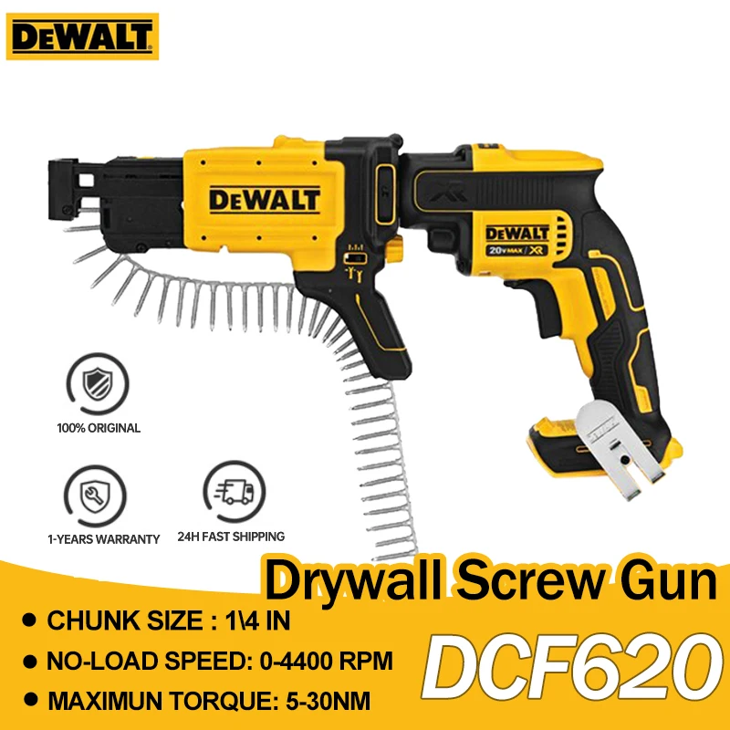 DEWALTDCF620DCF6202BrushlessCordlessDrywallScrewGun20VLithium