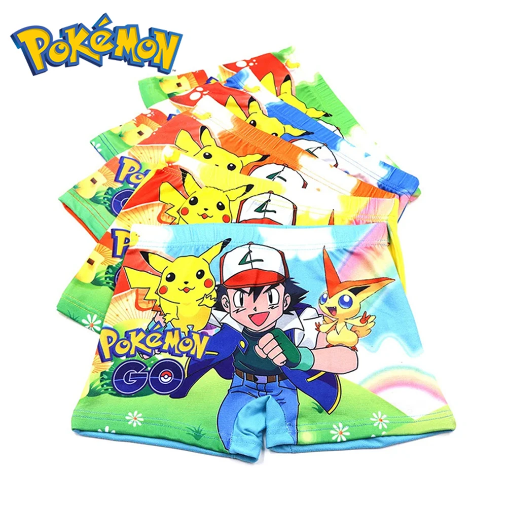 Mutande Per Bambini Pokemon Casuali 1 Pz Pikachu Fungo Casa Mutande Per Cartoni Animati Ragazzi Mutande Comode E Traspiranti Regalo