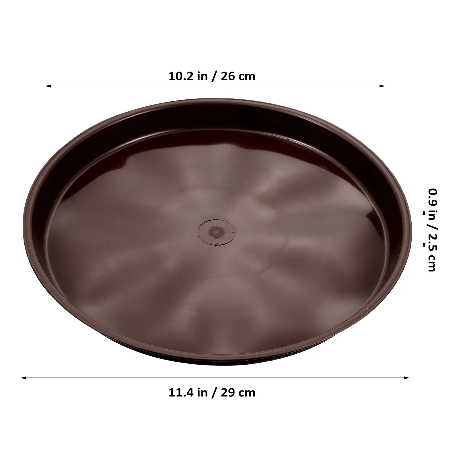 

5 Pcs Tray Pot Plants Indoor Flower Flowerpot Saucer Potted Saucers Plates Home Recycled Plastic Round