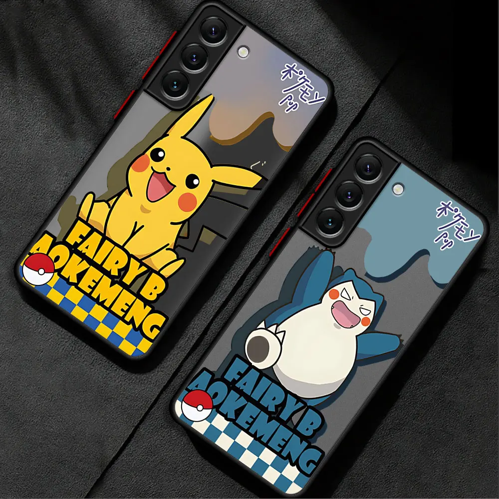 Custodia Pokemon Per Samsung Galaxy S20 Ultra S10 Plus S9 S23 Ultra S23 Fe S21 Fe S22 Plus S23 Plus S9 Copertura Paraurti Antiurto