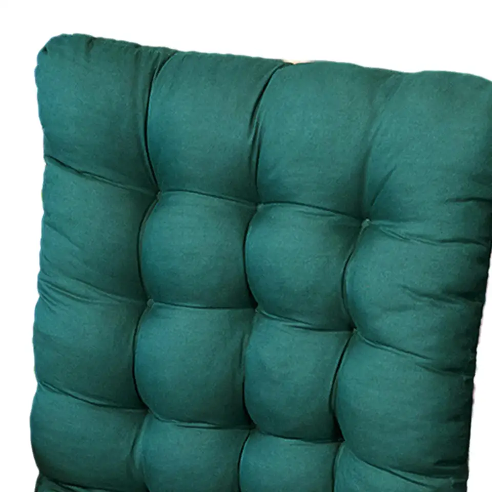 Cuscino Per Panca Da Giardino Con Schienale Alto - Imbottito 10 Cm, Impermeabile, Con Lacci - Interni/esterni