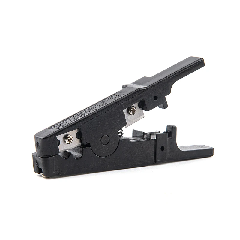 Linkwylan Wire Stripper Ethernet Cable Cutter Round Cable Cutting Tool Lan Stripping Tool for CAT7 CAT6 CAT5E CAT5 Round W