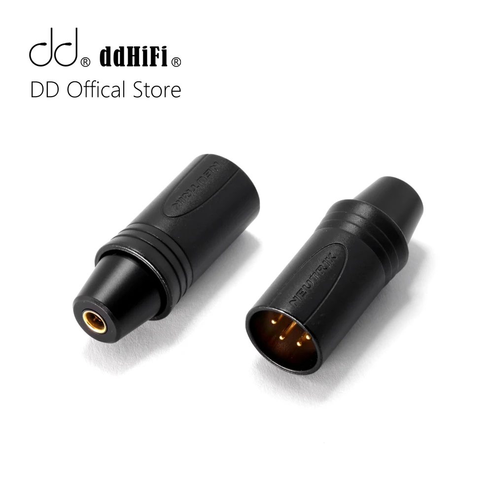 

DD ddHiFi XLR44B XLR 4pin to 4.4mm Balanced Adapter, Adapt XLR Traditional Desktop Devices to 4.4mm Audio Devices or Earphones