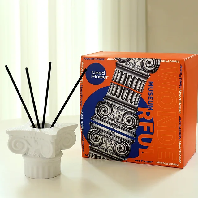 Csodálatos Múzeumi Sorozat Otthoni Illatkészlet 200 Ml Nád Diffúzor, 380 G Szójaviasz Illatos Gyertya Irodai Dekorációhoz - Image 5