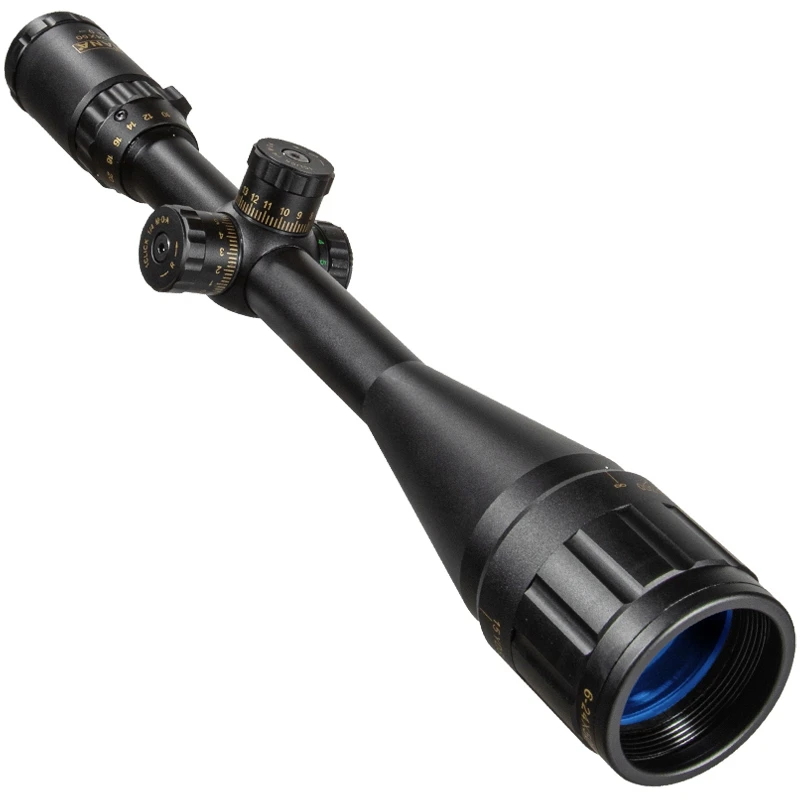 Tactics Rifle Scope DIANA 6-24X50 SFIR Lock System Green Red Dot Light Sniper Gear Optical Sight Spotting Scope For Hunting