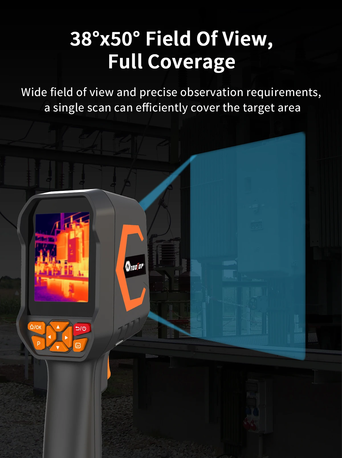 ET693B Super IR 300*225 Thermal Imaging Camera 120*90 Infrared Sensor -20~550℃ T