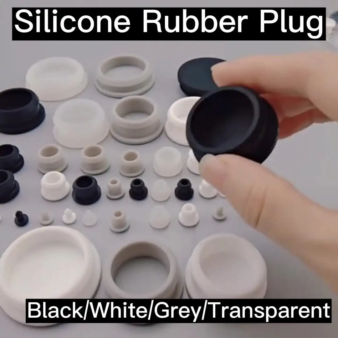 X AUTOHAUX Tappo Terminale In Gomma Silicone Per Tubi - 30 Mm Lunghezza, Diametro Interno 6 Mm - Resistente Ad Alte Temperature (-60 A +300°C)